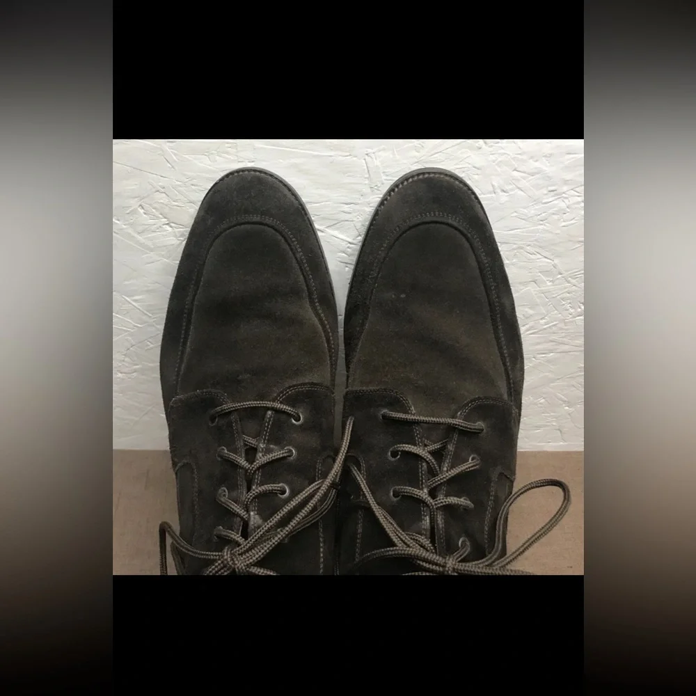 E.T. Wright Men's Ankle Boots Brown Suede Size 15EE (Extra Wide) Made in Italy